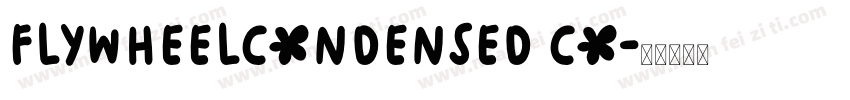 FlywheelCondensed Co字体转换